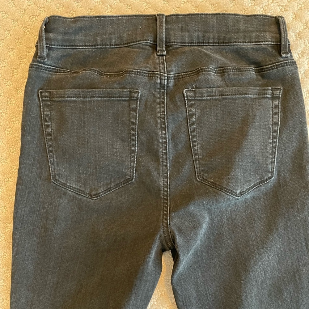 PacSun High Rise Jegging Distressed Denim Jeans Washed Black 26 - Picture 10 of 13